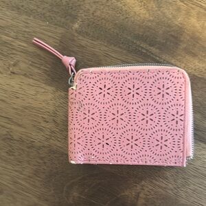 Pink Boho Laser Cut Wallet